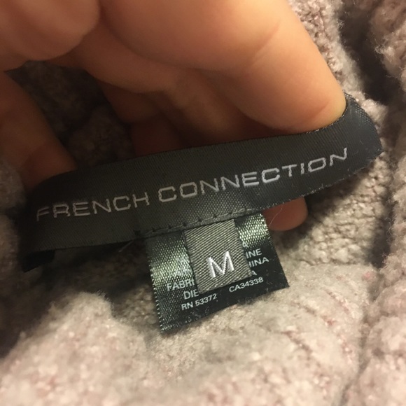 French Connection cowl neck step hem sweater - Picture 5 of 6